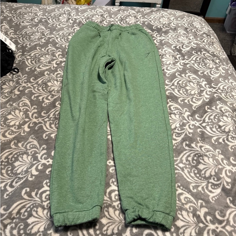 Gymshark Kids Green Sweatpants